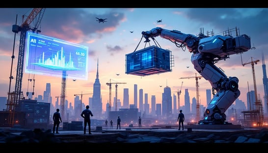 Enhancing efficiency with AI-powered tools in construction.