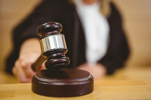 A Judge and gavel. Banks may face lawsuits if information is compromised