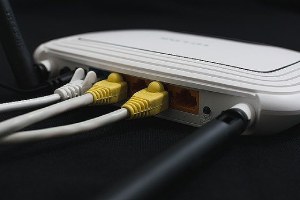 A WiFi router. Always connect to a secure Wi-Fi connection and deter cybercrimes