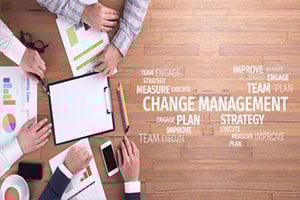 Business Concept: Change Management Word Cloud G