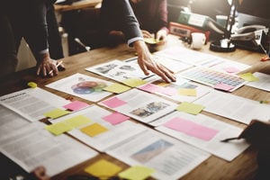 Business Executives looking over an IT strategy