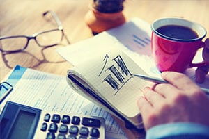 Businessman Working on Project About Business Growth