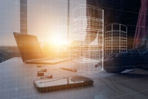 Construction technology concept