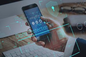 Data protection concept. Cybersecurity consulting firms work hard to help safeguard businesses from cyber-attacks