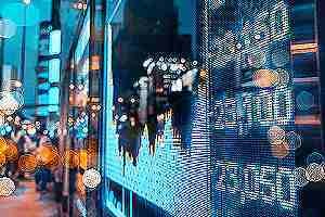Display of Stock market quotes. Data breaches diminish the trust of users and can tarnish a company’s reputation