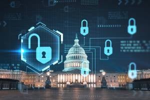 Government cybersecurity concept
