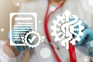HIPAA technology concept