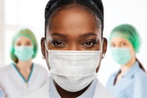 Healthcare workers amidst the Covid-19 outbreak. There are many HIPAA Compliant Telehealth Softwares