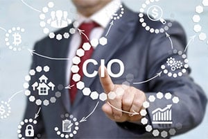 Person who is a CIO with functions drawn on screen