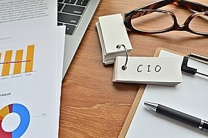 a note that says "CIO" on it representing CIO outsourcing