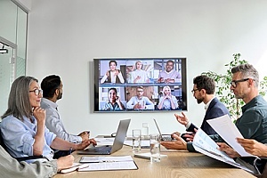 an association holding a meeting to discuss membership