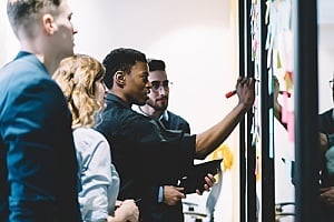 an organization refining its processes after hiring an outsourced CIO