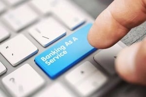 Banking-as-a-Service on keyboard