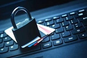 cards under lock on keyboard