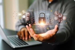 cyber security or cybercrime attack and threats to the Internet personal information computer network