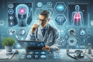 healthcare diagnostics with AI and telehealth