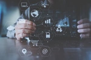 man preparing a it strategy plan for an organization