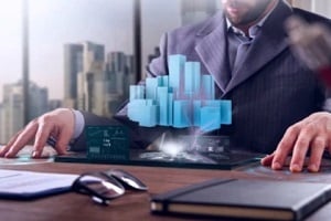 real estate virtual analysis concept