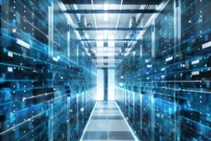 server room data flow concept