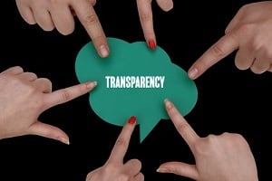 transparency business concept